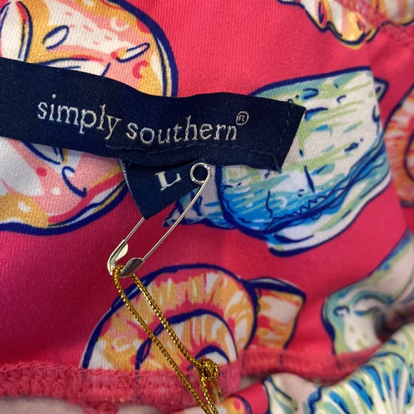 Simply Southern seashell leggings size large new with tag attached - Picture 4 of 6